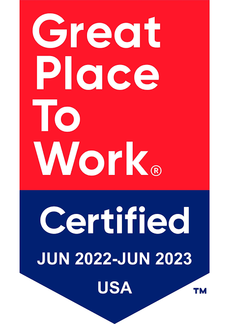 Great Place To Work Certified badge